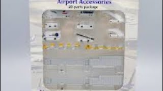 JC Wings 1:400 Airport accessories (GSE) unboxing.