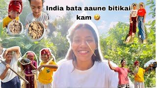 Bichara dd haru laii india bata aaune bitikai bari ma aalu lagaunu pareo 😂 // vlog #20