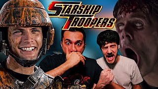 WOULD YOU LIKE TO KNOW MORE? Starship Troopers MOVIE REACTION!!