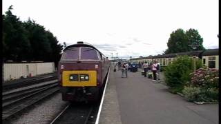 D1015 Arrives At Minehead On GBRf Charter