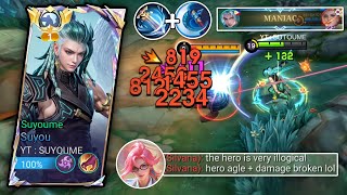 I FINALLY FOUND SUYOU  BEST ITEM!!! SUYOU MANIAC GAMEPLAY | ONESHOT BUILD SUYOU MOBILE LEGENDS