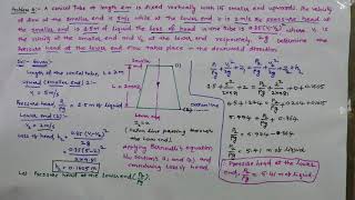 FLUID MECHANICS AND HYDRAULIC MACHINES: UNIT-2: PROBLEM SOLVING USING BERNOULLI'S EQUATION