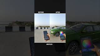 Blender VFX Before and After