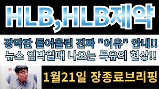 [HLB,HLB제약] 장막판 들어올린 진짜 \