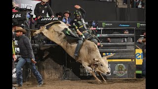 Kaique Pacheco rides Pookie Holler for 86.25 points | 2023 UTB Billings