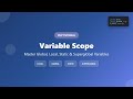 PHP Variable Scope: Local, Global, Static & Superglobals Explained!