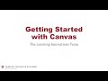 Getting Started With Canvas