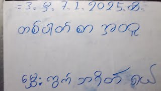 2d//.3.မှ.7.1.2025.တစ်ပါတ်စာအထူးမွှေးကွက်ဘရိတ်ရှယ်