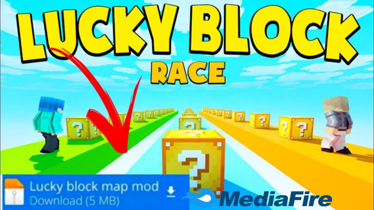 How To Download Lucky Block Map For Minecraft Pe (Mediafire) | Best Map ...