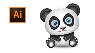 07 - Drawing a Panda in Adobe Illustrator CC