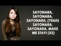 Miranda Cosgrove - Sayonara - Lyrics Video (HD)