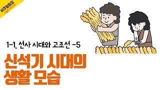 [초능력 비주얼씽킹 한국사] 1-1-05. 신석기 시대의 생활모습은 어떻게 변화했을까요?