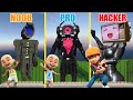 Minecraft Noob vs Pro vs Hacker : Boboiboy dan Upin Ipin Membuat Kandang Trio Women