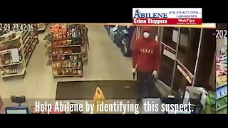 WATCH: Abilene Crime Stoppers search for robbery suspect