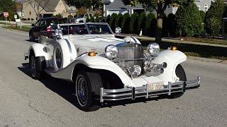 Ride in a 1982 Excalibur Phaeton in White Paint? Let's do it! on My Car Story with Lou Costabile