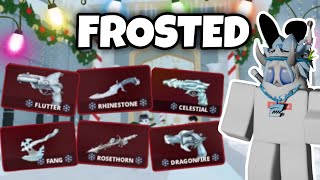 All Frosted Legendaries Effect Showcase in Murderers Vs Sheriffs Duels! [Roblox]