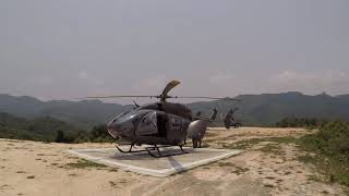 เฮลิคอปเตอร์ UH-72A เดินทางตรวจโครงการหลวงบ้านเลอตอ