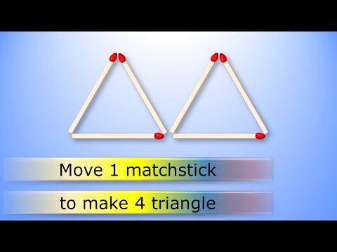 What can 4 triangles make?