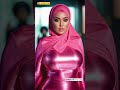 Hijabi Girl in Stylish Colorful Glossy Lycra Fabric Outfit | AI Model Lookbook #hijabi #hijabers