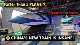 China's CRAZY 1000 km/h Train! ✈️ FASTER Than PLANES?!