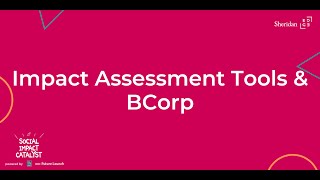 Impact Assessment & BCorp with Noora Sharrab