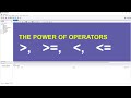 COMPARISON OPERATORS IN SQL | SQL Tutorial For Beginners [ HINDI ] #42