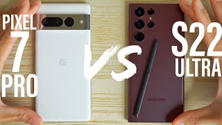 Google Pixel 7 Pro vs Samsung Galaxy S22 Ultra SPEED TEST!
