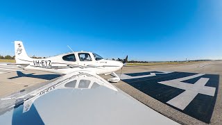 ONCE IN A LIFETIME landing at Melbourne Airport