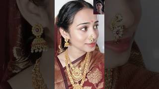 Recreated Priyanka Chopra Look From Movie Bajiraomastani #shorts #youtubeshorts #makeuplook #look