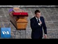 French President Macron Attends Memorial Service for Slain Teacher