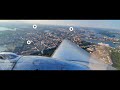 dc 3 flight from malmi helsinki from above 4k