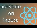 How to use react hook useState for form input fields