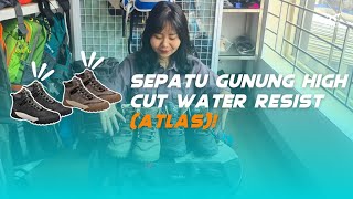 ATLAS Hiking Shoes // Sepatu Gunung Water Resist // Terbuat dari Kulit Sapi Asli // Flexible!