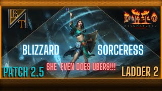 The Best Ladder Starter! Blizzard Sorceress Guide Diablo 2 Resurrected Ladder Season 2 Patch 2.5