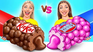 Bubble Gum vs Chocolate Food Challenge | Funny Situations and Fails by Choco DO