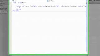 YouTube VB NET Tutorial 23 Timers Visual Basic 2008 2010