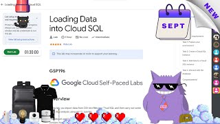 Loading Data into Cloud SQL | #2025 | #GSP196 |#qwiklabs |#Solution