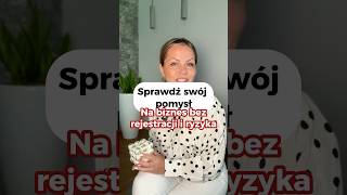 sprawdź swój pomysł na biznes bez rejestracji i ryzyka!