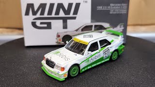 MINIGT 1/64 Mercedes-Benz 190E 2.5 16 Evolution II 1991 DTM Zakspeed #20 Michael Schumacher MGT00366