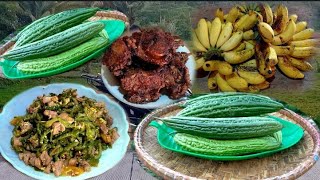 Buhay Probinsya Pag Luluto Ng Gulay Na Ampalaya At Pork Chop | Binatang Pinoy