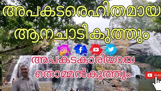 അപകടമില്ലാത്ത ആനചാടികുത്തു വെള്ളച്ചാട്ടം- safe zone#Idukki thodupuzha#thommankuthu tourism#natural