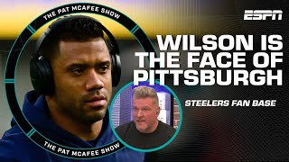 Pat McAfee LOVES Russell Wilson's move to Steelers 🙌 'He needed this fan base' |