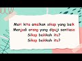 🔴 lagu sikap yang baik lyrics video