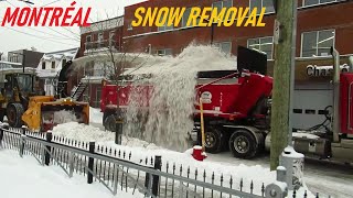 12 28 22 AWESOME SNOW REMOVAL ON MONTREAL'S RUE ST ANDRE