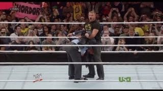 Triple H Attack Paul Heyman Raw 22-04-2013