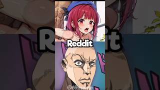 Anime vs Reddit - #Oshinoko ver. [#shorts]