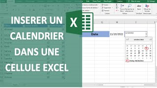 EXCEL - INSERT A CALENDAR IN A CELL 📆