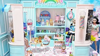 글리터걸스 스위트샵 돌하우스 miniature dollhouse gg sweet shop/glitter girls sweet shop unboxing/re-ment toy deco