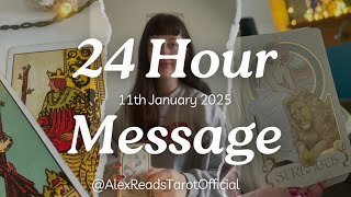 24-Hour Message Tarot Reading   I   January 11th 2025  I   My One and Only Official Tarot Account!