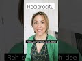 how to pronounce reciprocity shorts quick english pronunciation mini lesson